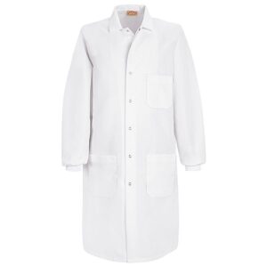 Lab Coat with Knit Cuffs